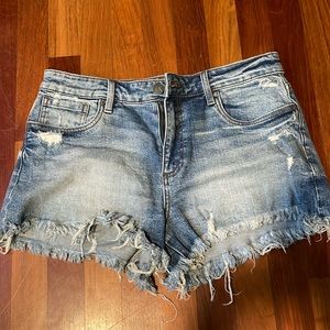 KUT Jane high rise denim shorts, size 6